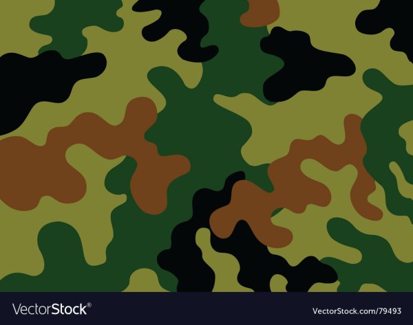 Трафарет защитного цвета