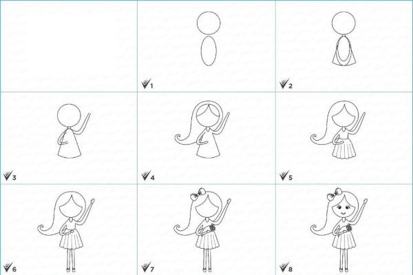 Кукла для рисования