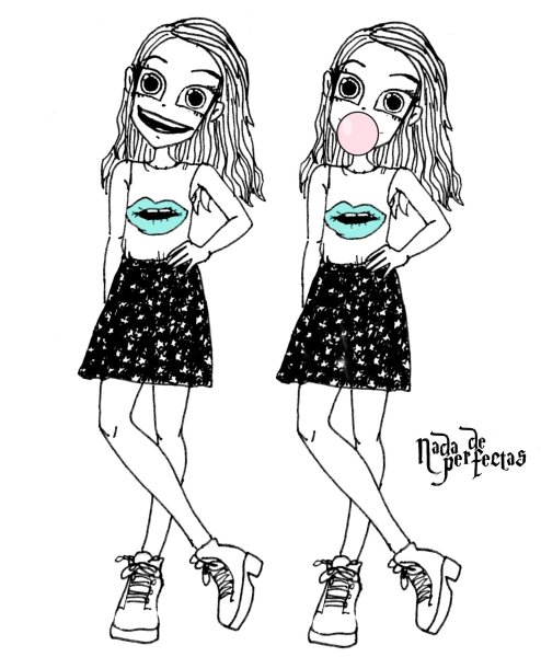 Картинки для срисовки 3 подруги