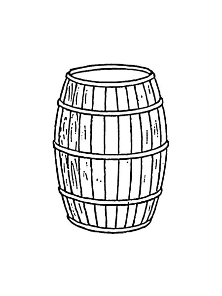 Деревянная бочка