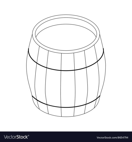 Бочка раскраска