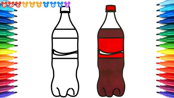 Кола рисунок поэтапно