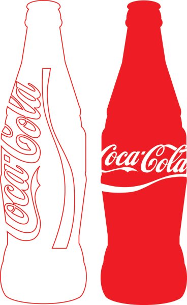 Логотип Coca Cola бутылка