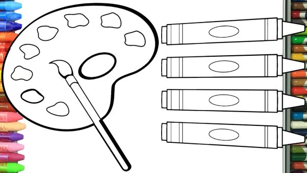 Палитра карандашом
