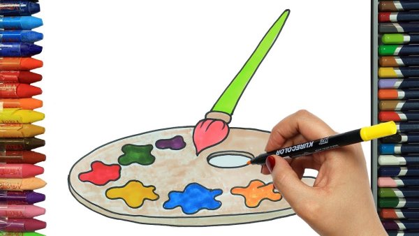 Рисунки для рисования окрашенные