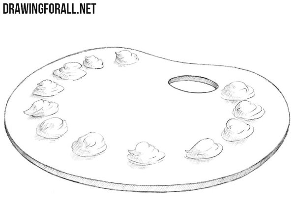 Палитра карандашом