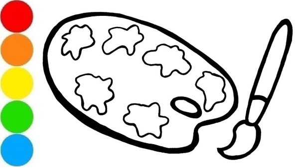 Палитра рисунок легко