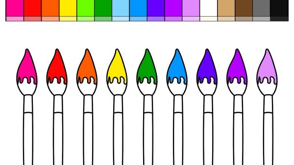 Палитра цветов для раскрашивания