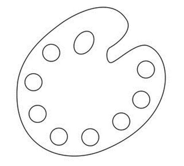 Палитра трафарет