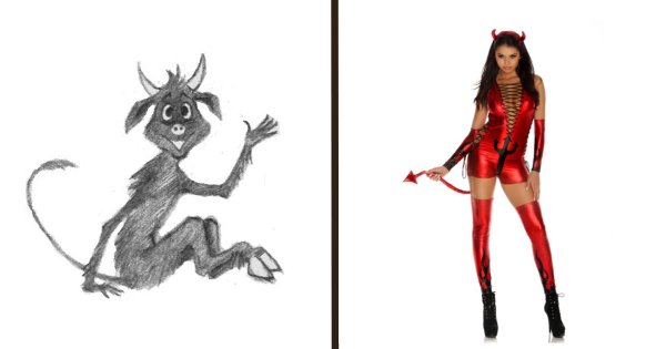 Черт рисунок