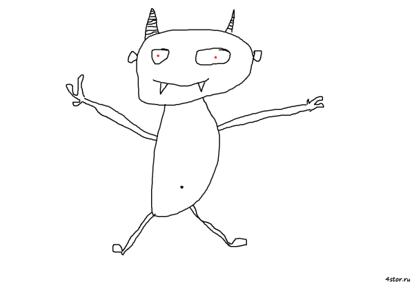 Черт для срисовки