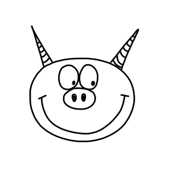 Чертик карандашом