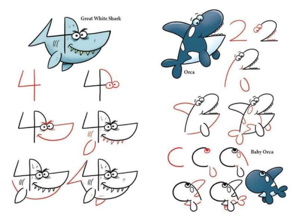 Как нарисовать чертенка ребенку поэтапно