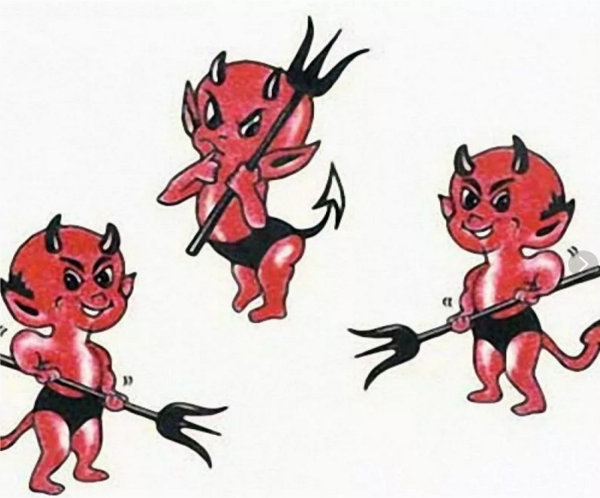 Смешной чертенок