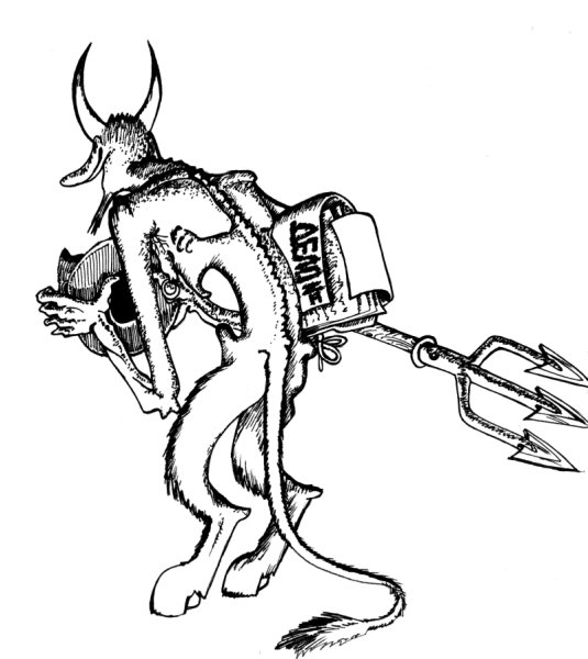 Черт нарисованный