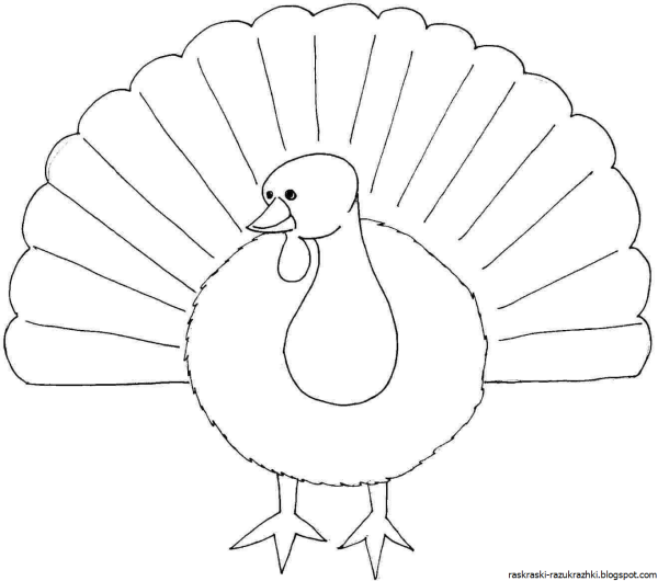 Как нарисовать индюка пошагово