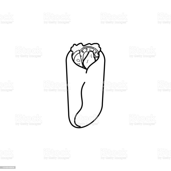 Донер черно белый