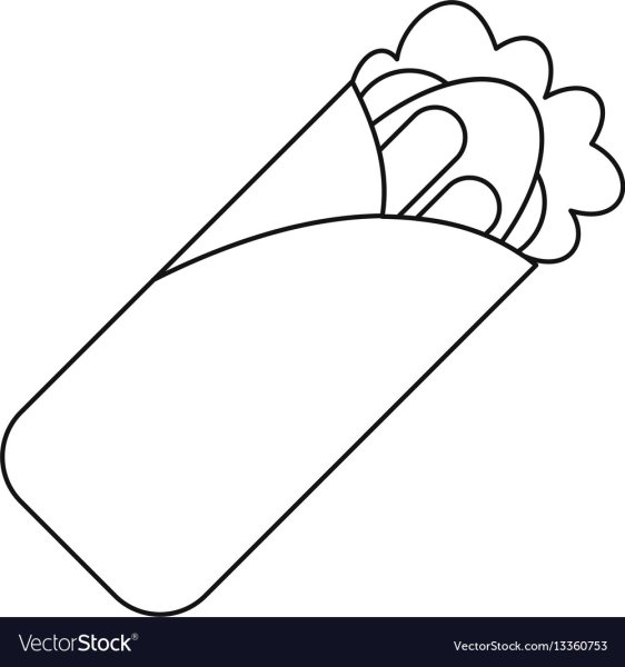 Шаурма карандашом