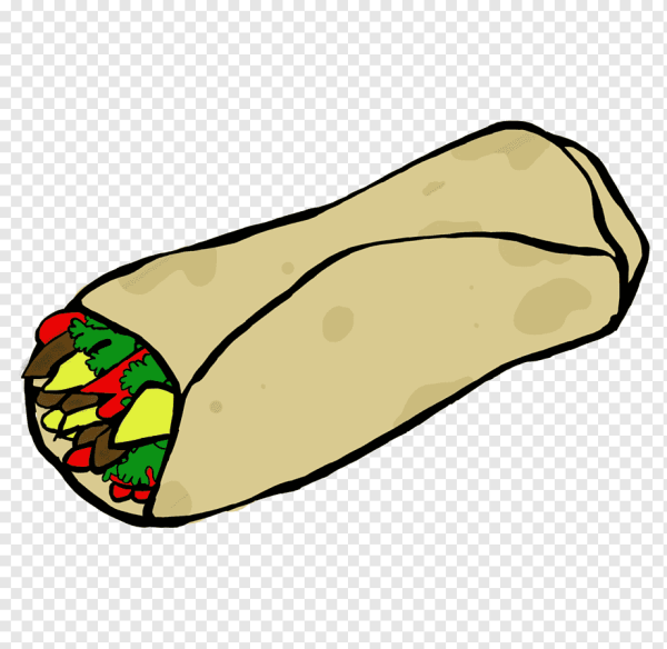 Шаверма нарисованная