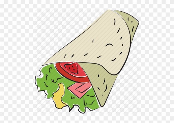 Шаурма рисованная