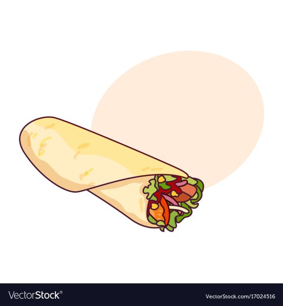 Векторная иллюстрация шаурма