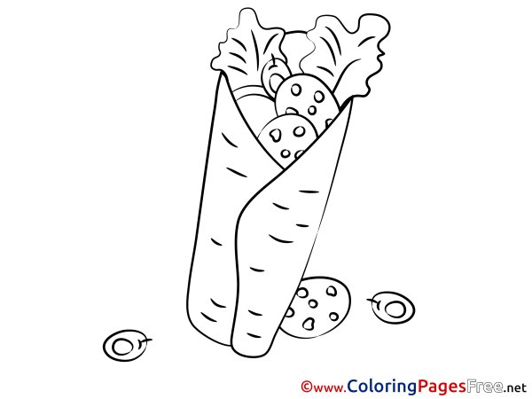 Шаурма карандашом