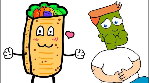 Шаурма мультяшная