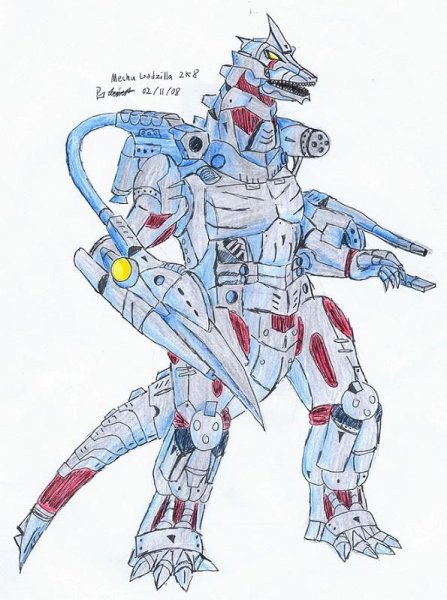 Мехагодзилла raskraska