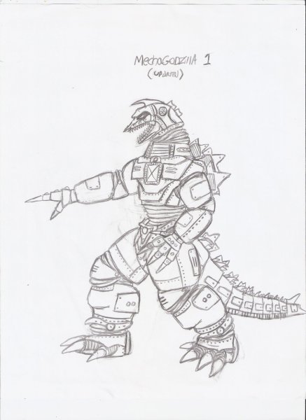 Мехагодзилла raskraska