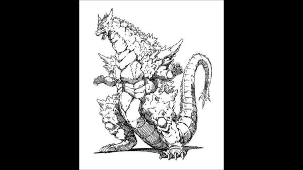 Раскраска Мехагодзилла 1993