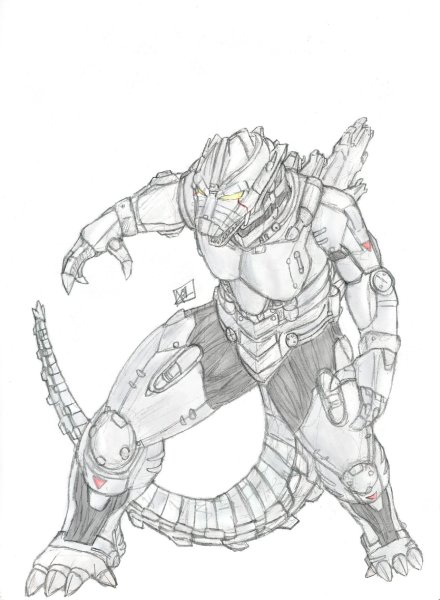 Годзилла раскраска