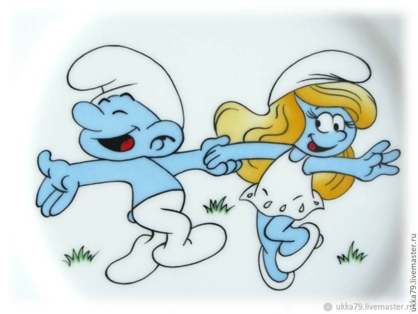 Смурфики Смурфетта семья