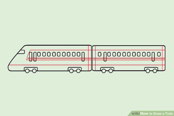Схематическое изображение поезда