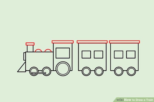 Рисование поезд