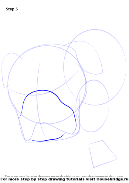 Бульдог нарисовать пошагово