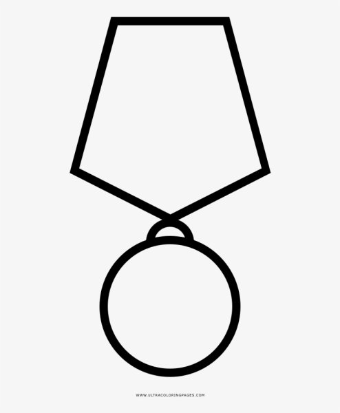 Трафареты медалей для награждения