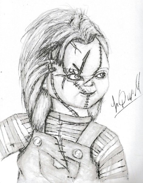 Раскраска Чаки