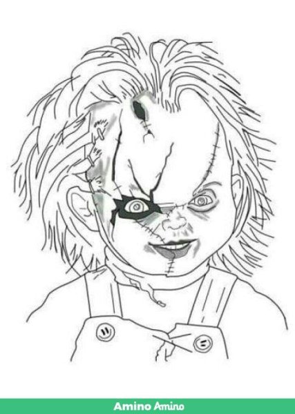 Чаки рисунок карандашом