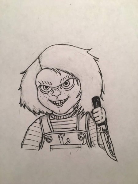 Чаки карандашом для срисовки