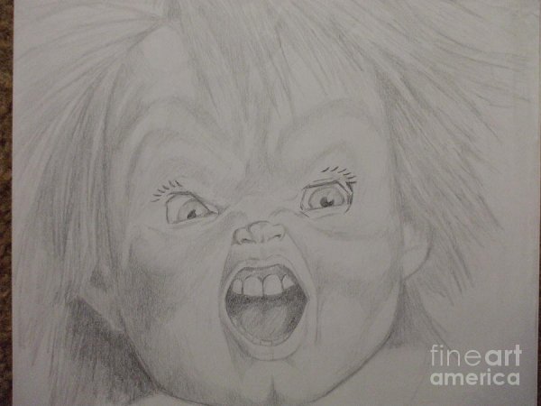 Раскраска кукла Чаки