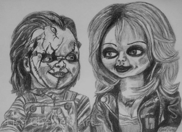 Раскраска Чаки