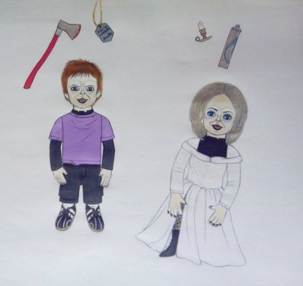 Нарисовать Чаки поэтапно