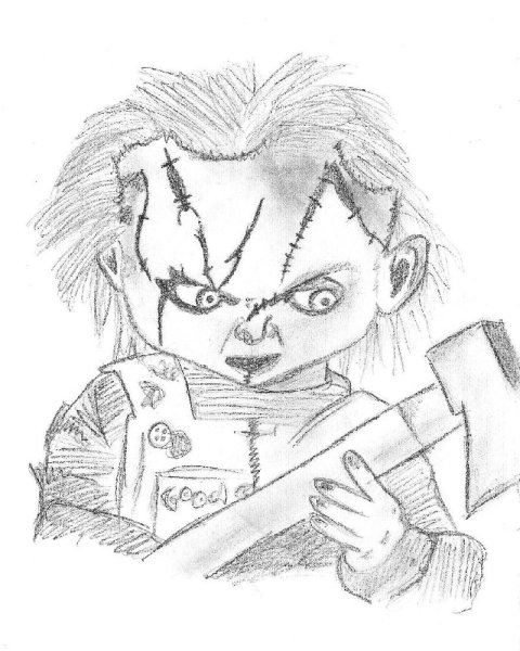 Раскраски ужасы