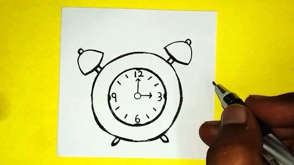 Будильник эскиз