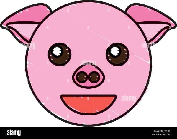 Рисунки персонажей Пигги