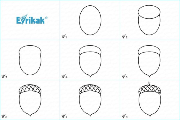 Желудь эскиз