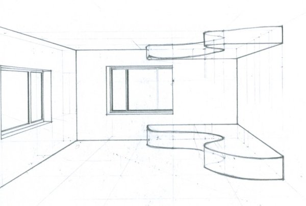 Чертеж комнаты