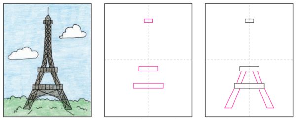 Телебашня рисуем Учимся