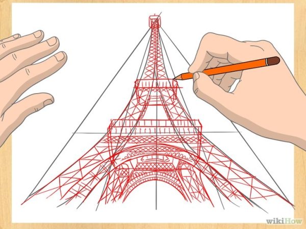 Нарисовать эльфивую башню поэтапно