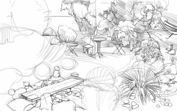 Сад поэтапно